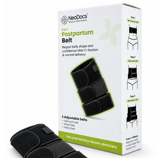 Neodocs 3-in-1 Postpartum Belt for New Mothers| Belly, Waist & Pelvic Support for Faster Recovery