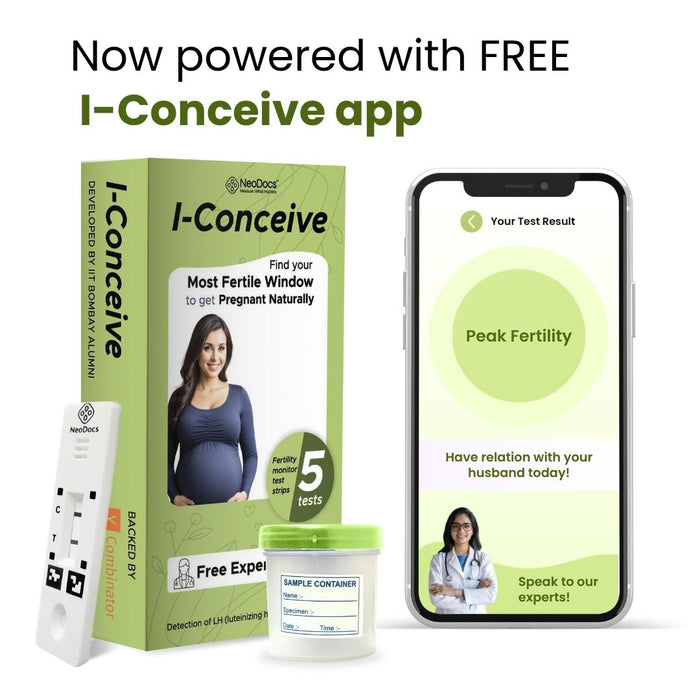 I-Conceive Smartphone based Ovulation Test Kit for females planning pregnancy