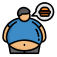 MEN STRUGGLING WITH OBESITY