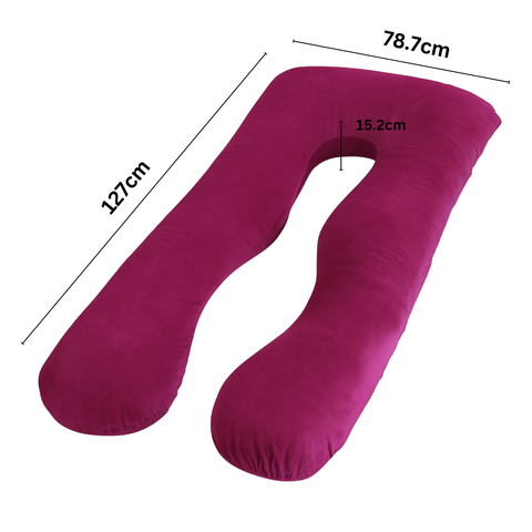 Neodocs U-Shaped Pregnancy Pillow for Pregnant Women | Full Body Maternity Pillow for Comfortable Sleeping & Back Support