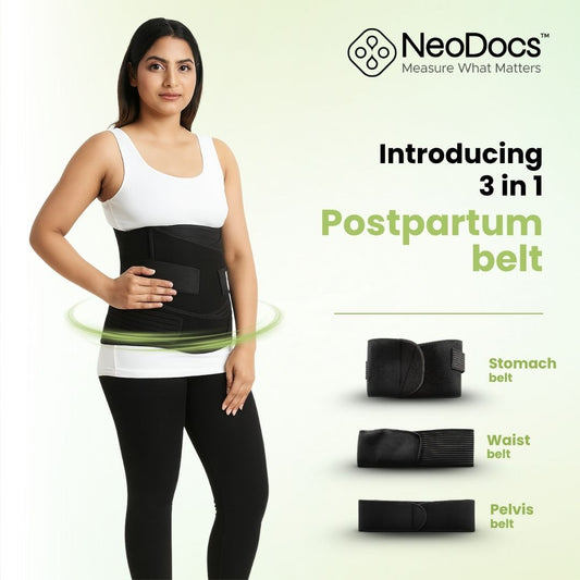 Neodocs 3-in-1 Postpartum Belt for New Mothers| Belly, Waist & Pelvic Support for Faster Recovery