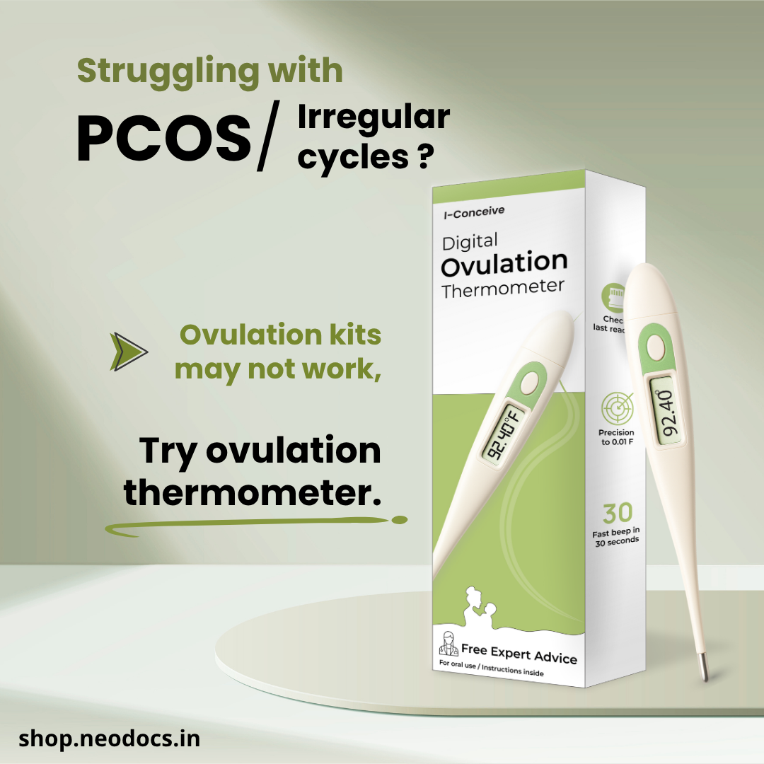 I-Conceive Basal Body Temperature Thermometer | Ovulation Thermometer