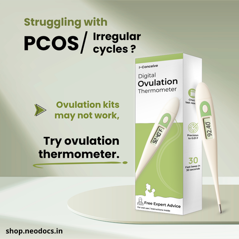 I-Conceive Basal Body Temperature Thermometer | Ovulation Thermometer