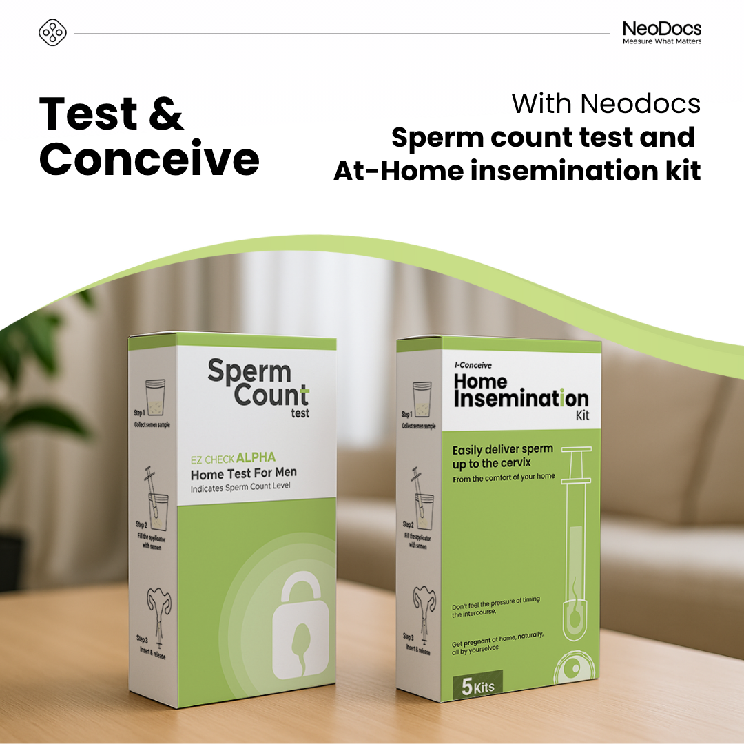 Neodocs I-Conceive Home Insemination IVI/IUI kit & Sperm Count Test Ki
