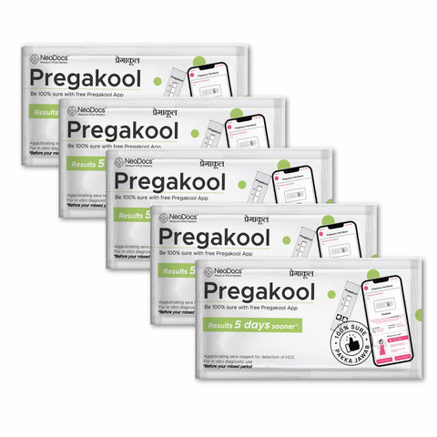 Neodocs Early Pregnancy Test Kit | Know 5 Days Sooner | 99% Accurate Results on smartphone (Pack of 5)