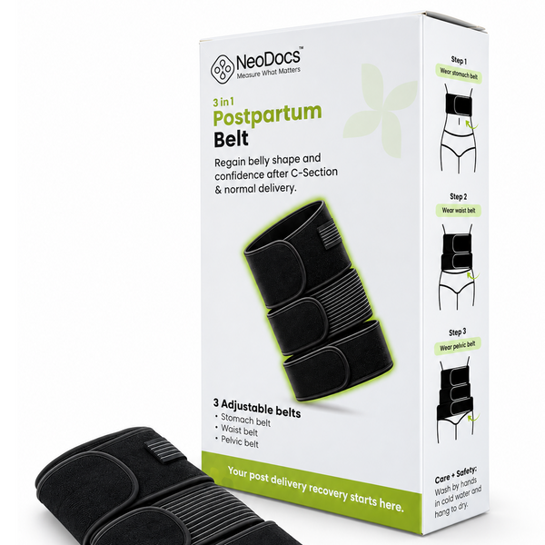 Neodocs 3-in-1 Postpartum Belt for New Mothers| Belly, Waist & Pelvic Support for Faster Recovery