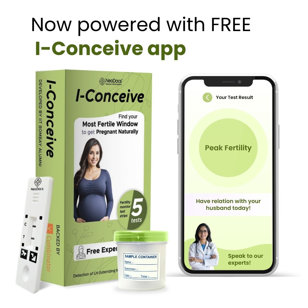 I-Conceive Smartphone based Ovulation Test Kit for females planning pregnancy