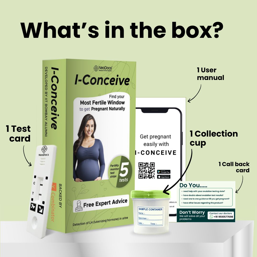 I-Conceive Smartphone based Ovulation Test Kit for females planning pregnancy