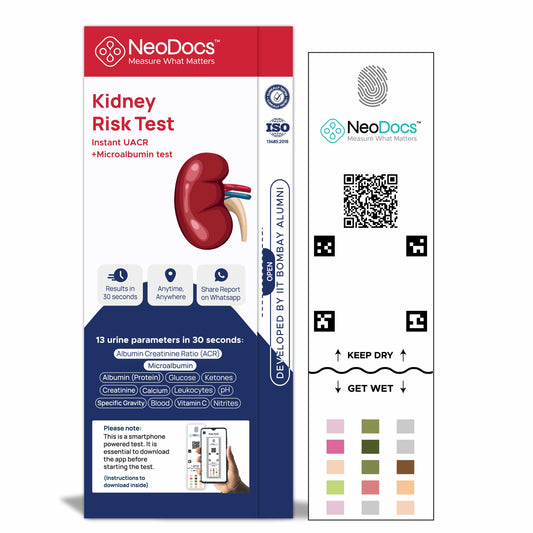 Neodocs Urine ACR Test Kit for Diabetes and Blood Pressure Patients