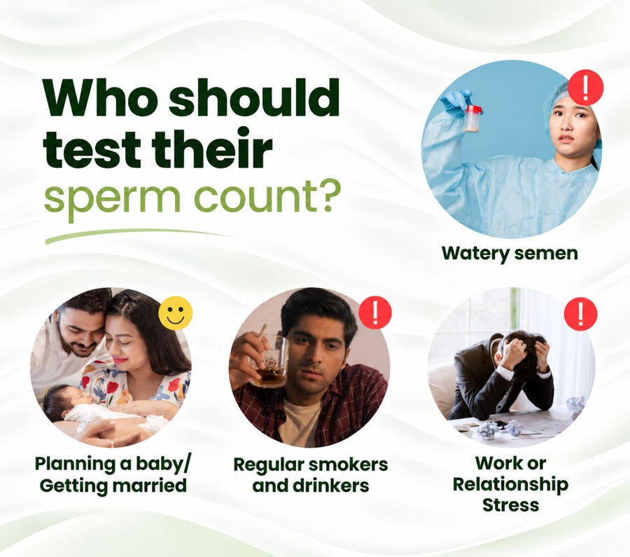 Neodocs Sperm count test kit | Instant Results | Check low or normal sperm count