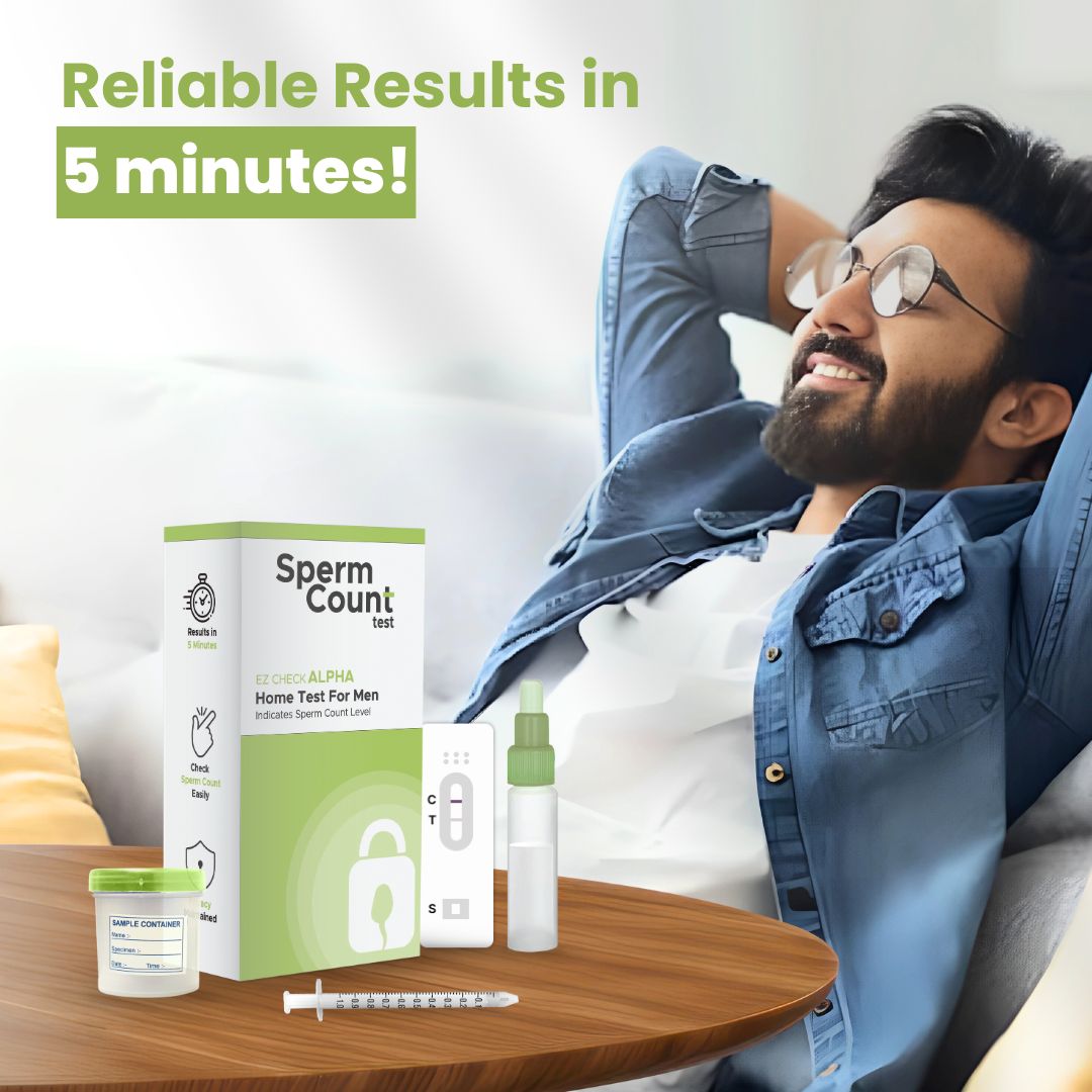 Neodocs Sperm count test kit | Instant Results | Check low or normal sperm count